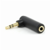 GEMBIRD A-3.5M-3.5FL 3.5 MM STEREO AUDIO RIGHT ANGLE ADAPTER, 90°