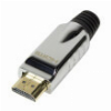 LOGILINK CHP001 HDMI A PLUG MALE WITH METAL HOUSING SOLDER TYPE DIY VERSION