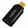 LOGILINK UA0356 USB 3.2 AUDIO ADAPTER USB C/M TO 3.5 MM/F BLACK