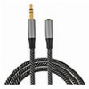 4SMARTS STEREO AUDIO CABEL MATCHCORD 3.5MM TO 3.5MM SOCKET 1M TEXTILE BLACK