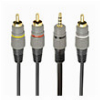 CABLEXPERT CCAP-4P3R-1.5M 3.5 MM 4-PIN TO RCA AUDIO CABLE 1.5 M