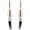 FOREVER AUDIO CABLE JACK 3,5MM - JACK 3,5MM 1,0 M BLACK
