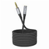 HOCO CABLE 3.5MM AUDIO EXTENSION CABLE MALE TO FEMALE 2M BLACK