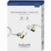 IN-AKUSTIK PREMIUM HDTV ANTENNA CABLE 100DB WITH 90° COAX PLUG 1.5M WHITE