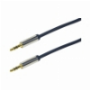 LOGILINK CA10050 AUDIO CABLE 2X 3.5MM MALE STEREO GOLD PLATED 0.5M DARK BLUE