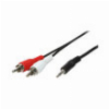 LOGILINK CA1043 AUDIO CABLE 1X 3.5MM MALE TO 2X CINCH MALE 5M