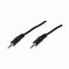 LOGILINK CA1049 AUDIO CABLE 2X 3.5MM MALE STEREO 1M BLACK