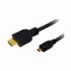 LOGILINK CH0030 HDMI TO MICRO HDMI HIGH SPEED WITH ETHERNET V1.4 CABLE 1M BLACK