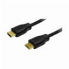 LOGILINK CH0076 HDMI HIGH SPEED WITH ETHERNET V1.4 CABLE GOLD PLATED 0.20M BLACK