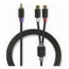 NEDIS CABW24010AT02 SUBWOOFER CABLE RCA MALE - 2X RCA FEMALE 0.2 M