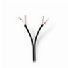 NEDIS CAGW2200BK1000 STEREO AUDIO CABLE 2X 0.12 MM2 100 M WRAP BLACK