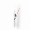 NEDIS CSBR4030WT1000 COAX CABLE RG59U 100 M REEL WHITE