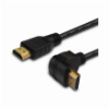 SAVIO CL-108 HDMI (M) V2.0 CABLE COPPER, ANGLED 1.5M BLACK
