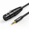 UGREEN AV182 20763 CABLE AUDIO XLR TO 3.5MM F/M 1M