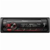 PIONEER MVH-S320BT USB BLUETOOTH AUX-IN 1DIN SPOTIFY PIONEER SMART SYNC APP ANDROID RED