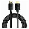 BASEUS CABLE HDMI 2.1 8K/60HZ HDR 48GBPS 2M BLACK