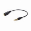 CABLEXPERT CCA-419 3.5MM 4-PIN AUDIO CROSS-OVER ADAPTER CABLE BLACK