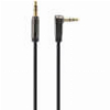 CABLEXPERT CCAPB-444L-1M RIGHT ANGLE 3.5MM STEREO AUDIO CABLE 1M