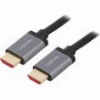LOGILINK CHA0105 HDMI CABLE A/M TO A/M 8K/60 HZ ALU BLACK GREY 2M