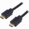 LOGILINK CHB005 HDMI CABLE A/M TO A/M 4K/60 HZ CERTIFIED BLACK/BLUE 3M