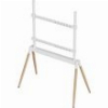 GEMBIRD TV FLOOR STAND 55'-86' WHITE/WOOD MAX VESA 600X400 TVS-86F-01-W