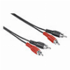 HAMA 205086 AUDIO CABLE 2 RCA PLUGS - 2 RCA PLUGS 2.5 M