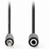 NEDIS CAGL22050BK20 STEREO AUDIO CABLE 3.5MM MALE - 3.5MM FEMALE 2.00M BLACK