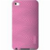ILUV ICC613 MOXIE SOFT PATTERNED SILICONE CASE FOR IPOD TOUCH 4 PINK