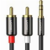 UGREEN 3.5MM TO 2 X RCA AUDIO CABLE AV102 5M GREY