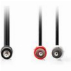 NEDIS CAGL22200BK100 STEREO AUDIO CABLE 3.5MM MALE - 2X RCA MALE 10.0M BLACKC