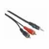 HAMA 205106 AUDIO CONNECTING CABLE 2 RCA MALE PLUGS - 3.5 MM MALE PLUG STEREO 2 M