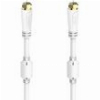 HAMA 205251 SAT CONNECTION CABLE F-PLUG - F-PLUG GOLD-PLATED 1.5 M 100 DB