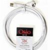OSIO OSK-1330 ΟΜΟΑΞΟΝΙΚΟ ΚΑΛΩΔΙΟ ΚΕΡΑΙΑΣ ΓΩΝΙΑΚΟ ΑΡΣΕΝΙΚΟ ΣΕ ΘΗΛΥΚΟ 2.5 M 75 Ω