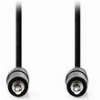 NEDIS CAGL22000BK10 STEREO AUDIO CABLE 3.5MM MALE - 3.5MM MALE 1.00M BLACK