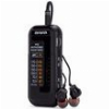 AIWA MINI POCKET RADIO WITH EARPHONES BLACK R-22BK