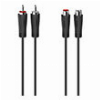 HAMA 205095 EXTERNAL AUDIO CABLE 2 X M CHINCH - 2 X F CHINCH 5M