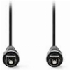 NEDIS CAGL25000BK10 OPTICAL AUDIO CABLE TOSLINK MALE - TOSLINK MALE 1.00M BLACK