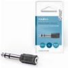 NEDIS CAGB23930BK STEREO AUDIO ADAPTER 6.35 MM MALE - 3.5 MM FEMALE BLACKP
