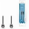 NEDIS CAGB22000BK10 STEREO AUDIO CABLE 3.5 MM MALE - 3.5 MM MALE 1.0M BLACK