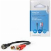 NEDIS CAGB24010BK02 SUBWOOFER CABLE RCA MALE - 2X RCA FEMALE 0.20M BLACK