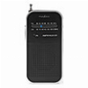NEDIS RDFM1110SI FM / AM RADIO 1.5 W POCKET SIZE SILVER / BLACK