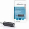 NEDIS CAGB22935BK STEREO AUDIO ADAPTER 3.5 MM MALE - 6.35 MM FEMALE BLACKP