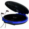 AIWA PORTABLE CD PLAYER WITH EARPHONES BLUE PCD-810BL