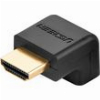 UGREEN HD112 VIDEO ADAPTER DOWN ANGLE HDMI TO HDMI 4K BLACK