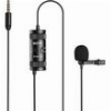 BOYA BY-M1 PRO II WIRED MIC PROFESSIONAL LAVALIER MIC - JACK 6M CABLE CAMERA SMARTPHONE TABLET
