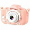XO XJ01 PINK ΠΑΙΔΙΚΗ ΚΑΜΕΡΑ DUAL LENS ΜΕ ΠΡΟΣΤΑΤΕΥΤΙΚΟ ΚΑΛΥΜΜΑ ΣΕ ΡΟΖ ΧΡΩΜΑ