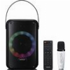 LENCO BTC-060BK ΣΥΣΤΗΜΑ ΚΑΡΑΟΚΕ ΜΕ BLUETOOTH ΑΣΥΡΜΑΤΟ ΜΙΚΡΟΦΩΝΟ ΚΑΙ ΦΩΤΙΣΜΟ LED