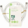 NEDIS CSGL41000WT15 SATELLITE & ANTENNA CABLE F MALE - F MALE 1.50M WHITE