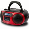 AIWA PORTABLE CD/MP3/USB/TAPE/BT WITH FM PLL RADIO RED BBTC-550RD