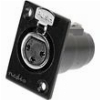 NEDIS COTP15911BK XLR CHASSIS MOUNT XLR 3-PIN FEMALE BLACKP